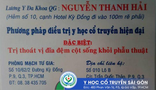 Phòng khám Y học cổ truyền - LY. Nguyễn Thanh Hải